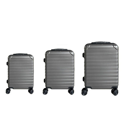 🧳 3-in-1 Luggage Set (20” + 24” + 28”) – Dark Grey