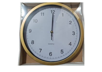 Round Wall Clock with light 30cm