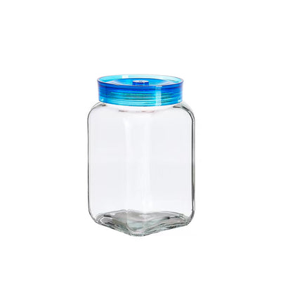 Glass Canister Sq 1200ml (bundle of 3)