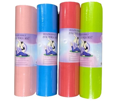 EVA Yoga Mat (8mm) 61*173cm (not refundable or exchangeable for hygiene  reasons.)