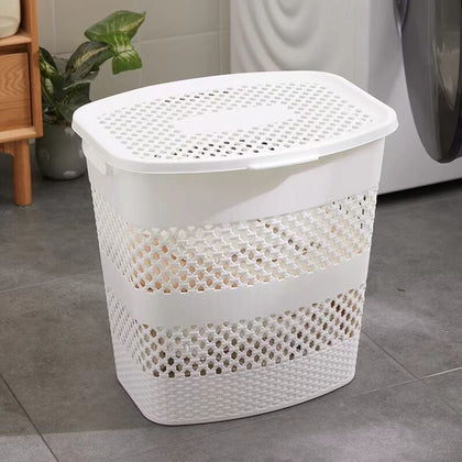 Laundry Basket With Cover 906 (46x36.5x57.5cm)