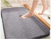 Fluffy Bathroom Mat -  50x80cm (Dark Grey)