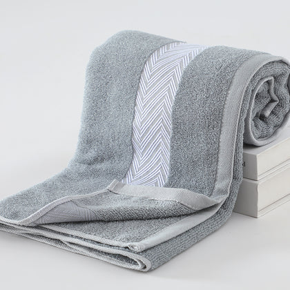 Bath Towel Zag Grey 350g