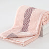 Bath Towel Zag Peach 350g