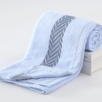 Bath Towel Zag Blue 350g