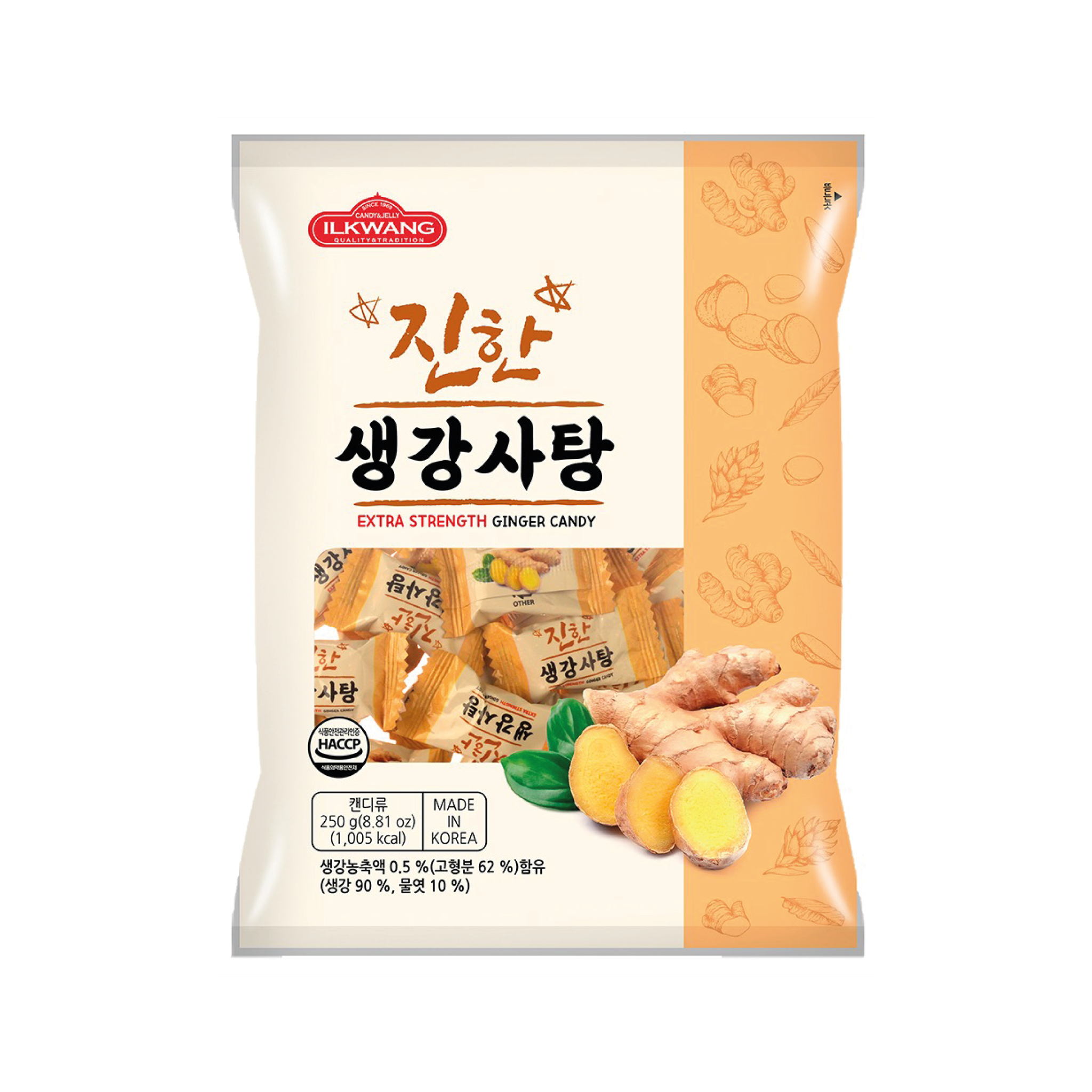 ILKWANG Ginger Candy 250g JAPAN HOME SINGAPORE