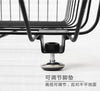 4 Tier Metal Wire Basket Black 41.5*33*80(H)cm