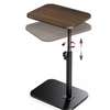 Adjustable C-Shaped Side Table for Sofa & Bed