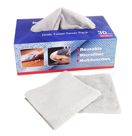 Microfiber Reusable Cleaning Cloth 30s