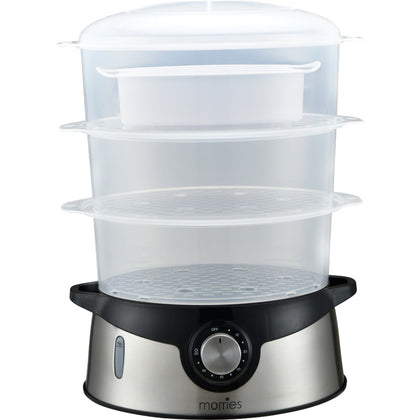 MORRIES 3-Tier Food Steamer 9L #MS8803TFS