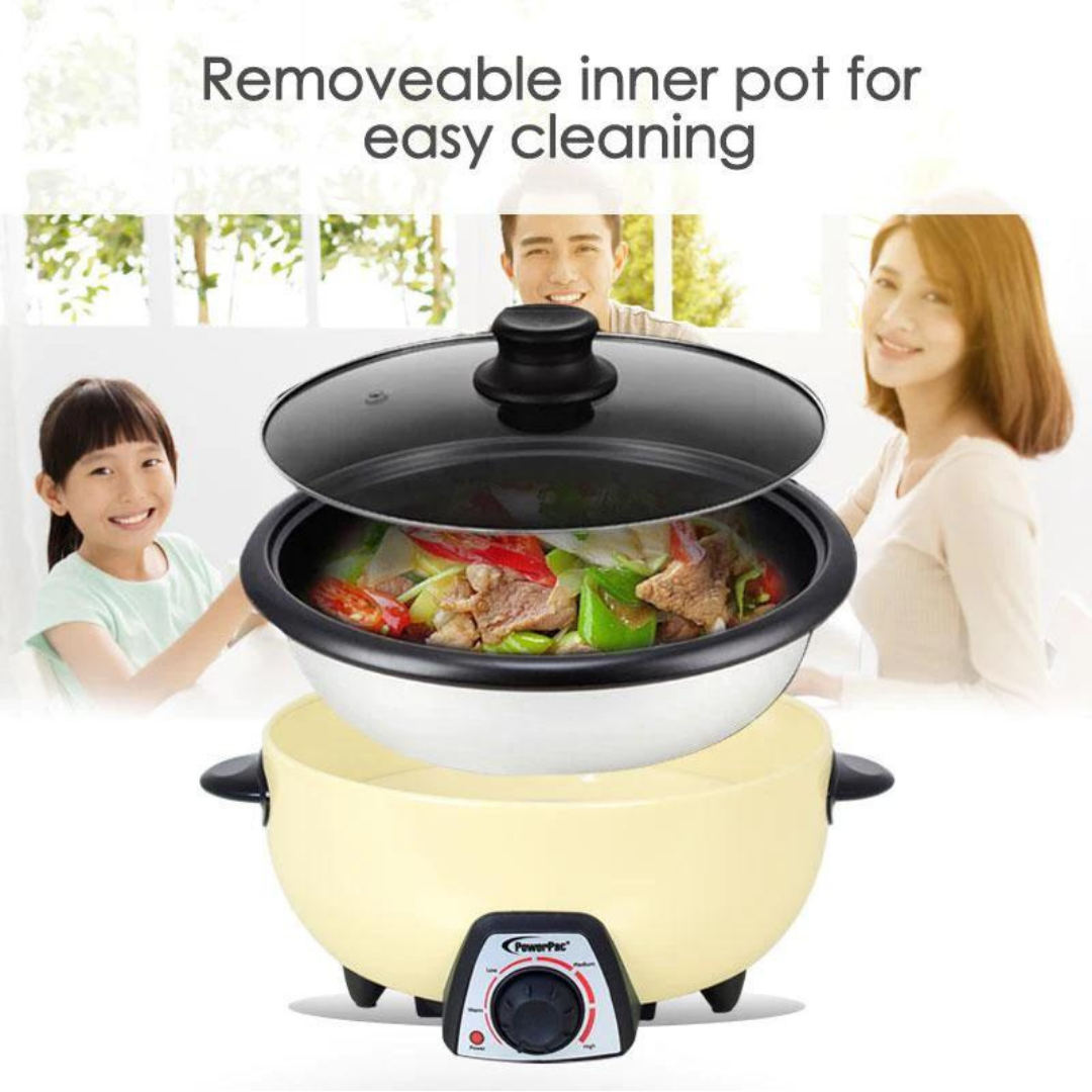 POWERPAC 3.5L Electric Steamboat 1300w #PPMC282