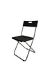 JAPAN HOME Black Folding Chair