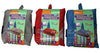 Gray, red, blue medium & large foldable packing cube suitable for traveling