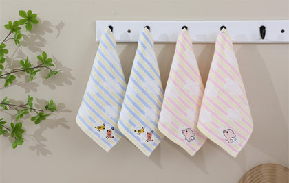 KATO Face Towel 3s,30x30cm (Cartoon/BB Face)