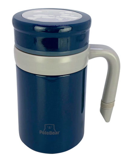 POLEBEAR SS Vacuum Mug 500ml- Ash Blue/ Peach