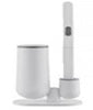 SUPERSAVER Toilet Brush Floor Holderwith 6pcs Disposable Pads