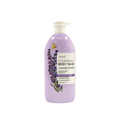 NAXOS Antibacterial Body Wash 1L | Peach, Aloe Vera & Lavender