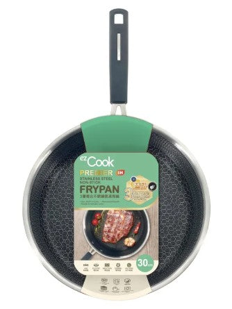 ererin　2QT　3QT ezCook 3-Layer S/Steel N-Stick Frypan 30cm – JAPAN HOME SINGAPORE