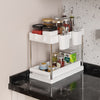 2-Tier Tabletop Rack,40.7(L)x22(W)x32.5(H)cm