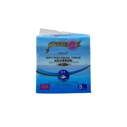 (NEW) NAXOS 2-Ply Soft Pack Facial Tissue 3sx150 sheets