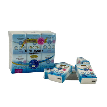 (NEW) NAXOS 4-Ply Mini Hanky 18sx7sheets