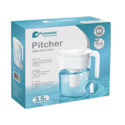 MATSUSHO Pitcher 3.5L With 1 Filter / Filter Pack