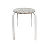 JAPAN HOME 18D Cushion Stool | Beige / Coffee