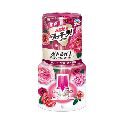 EARTH SUKKI-RI Room Deodorant Fragrance 400ml - Rose/Chamomile/Fresh Soap/Floral (Bundle of 2)