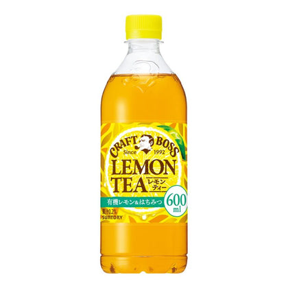 (ONLINE EXCLUSIVE)  SUNTORY Craft Boss Lemon Tea 600ml Bundle (x6/x24)