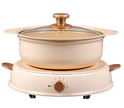 Iris Ohyama Ceramic Hot pot with induction cooker