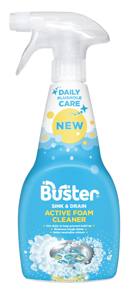 BUSTER Sink & Drain Active Foam Cleaner 500ml