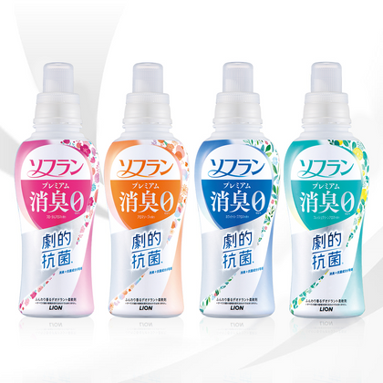 SOFLAN Premium Deodorizer Fabric Softener 510ml - 4 Scents