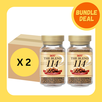 UCC Japanese Instant Coffee 114 (Bundle of 2)