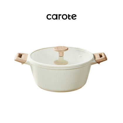 CAROTE Cosy-Ice Series Non-Stick Casserole IH 24cm with Lid