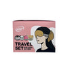 SUPERSAVER Cartoon Styles Travel Set (Eyemask + Pillow) | Penguin, Panda, Dog, Watermelon