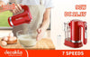 Decakila Cordless hand mixer 90W - Red
