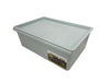 Storage Box M w/Lid,39(L)x28(W)x14.5(H)cm