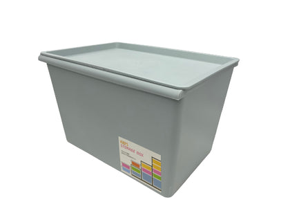 Storage Box L w/Lid,39(L)x28(W)x25.5(H)cm