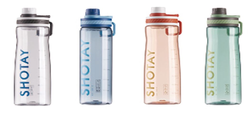 Shotay Twist Water Bottle 850ml (Assorted colors will be delivered)