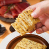 MIBOZI - Beef Crispy Biscuits 250g & Black Truffle Ham Soda Crackers 300g