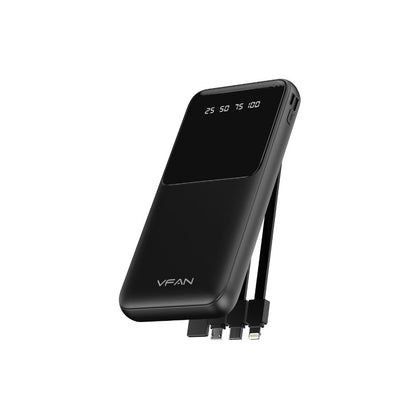 VFAN PowerBank 2A 10000mAh W/4 Cable 3C
