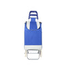 Shopping Trolley (Blue) 97×33 cm – Foldable, Lightweight & Perfect for Grocery Runs