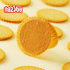 NAZIBA Crispy Thin Biscuits 368g - Hazelnut & Peanut Butter, Black Sesame Paste, Cheese & Lemon