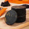 NAZIBA Crispy Thin Biscuits 368g - Hazelnut & Peanut Butter, Black Sesame Paste, Cheese & Lemon