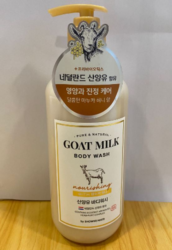 SHOWERMATE Goat Milk BodyWash+Manuka Honey 800ml