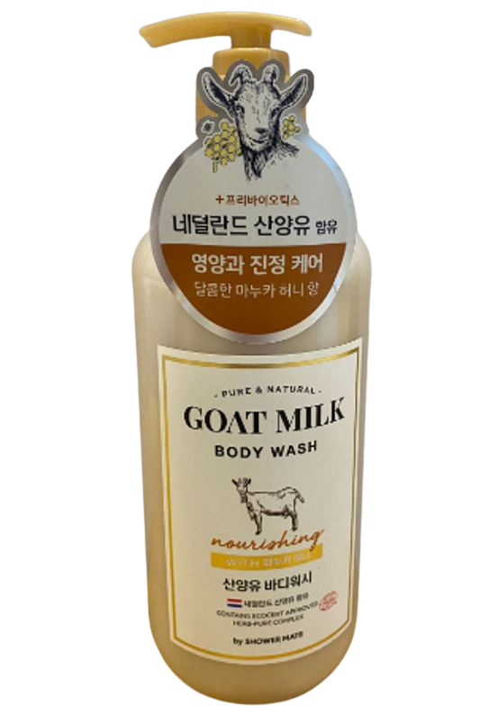 SHOWERMATE Goat Milk BodyWash+Manuka Honey 800ml