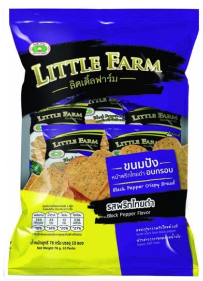 Little Farm Crispy Bread 10s 76g x4 Flavours