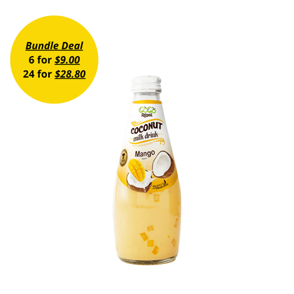 COCO ROYAL Coconut Milk Mango Nata De Coco 290ML