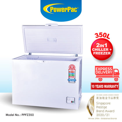 PowerPac Chest Freezer 350L (PPFZ350)