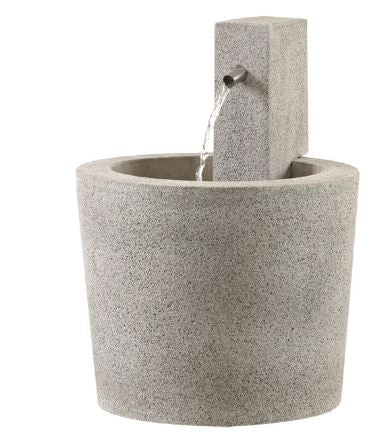 Almada 59 Water Fountain (450 x 450 x 470mm) - Granite Grey
